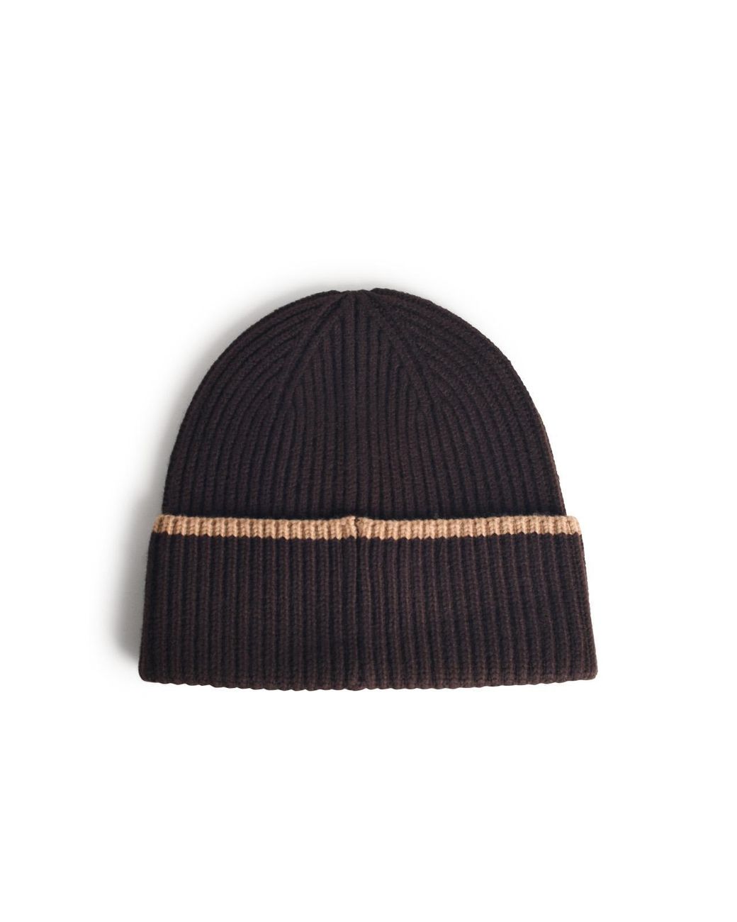 Drole de Monsieur Black 'Le Bonnet Laine' Merino Wool Beanie for men