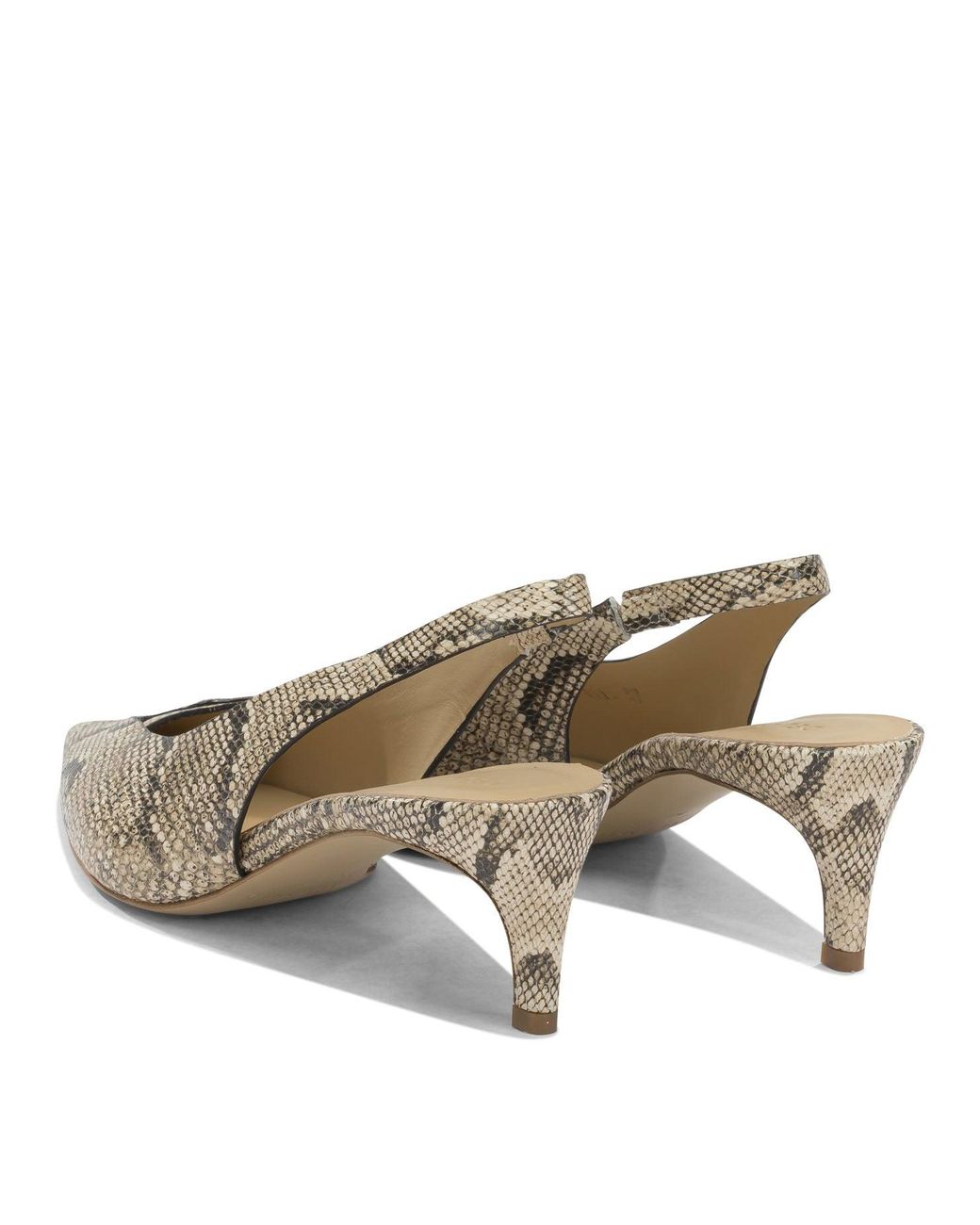 Roberto Del Carlo Metallic Calf Leather Pumps