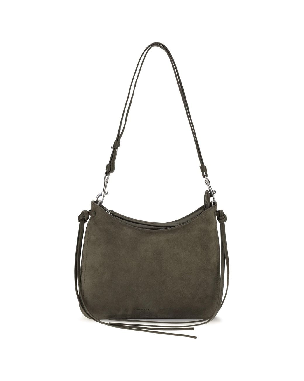 Phoebe Philo Metallic Gig Shoulder Small Sage