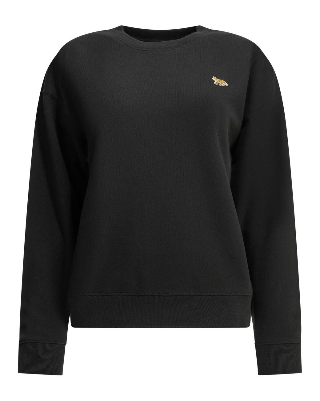 Maison Kitsuné Black Baby Fox Crew-Neck Sweatshirt