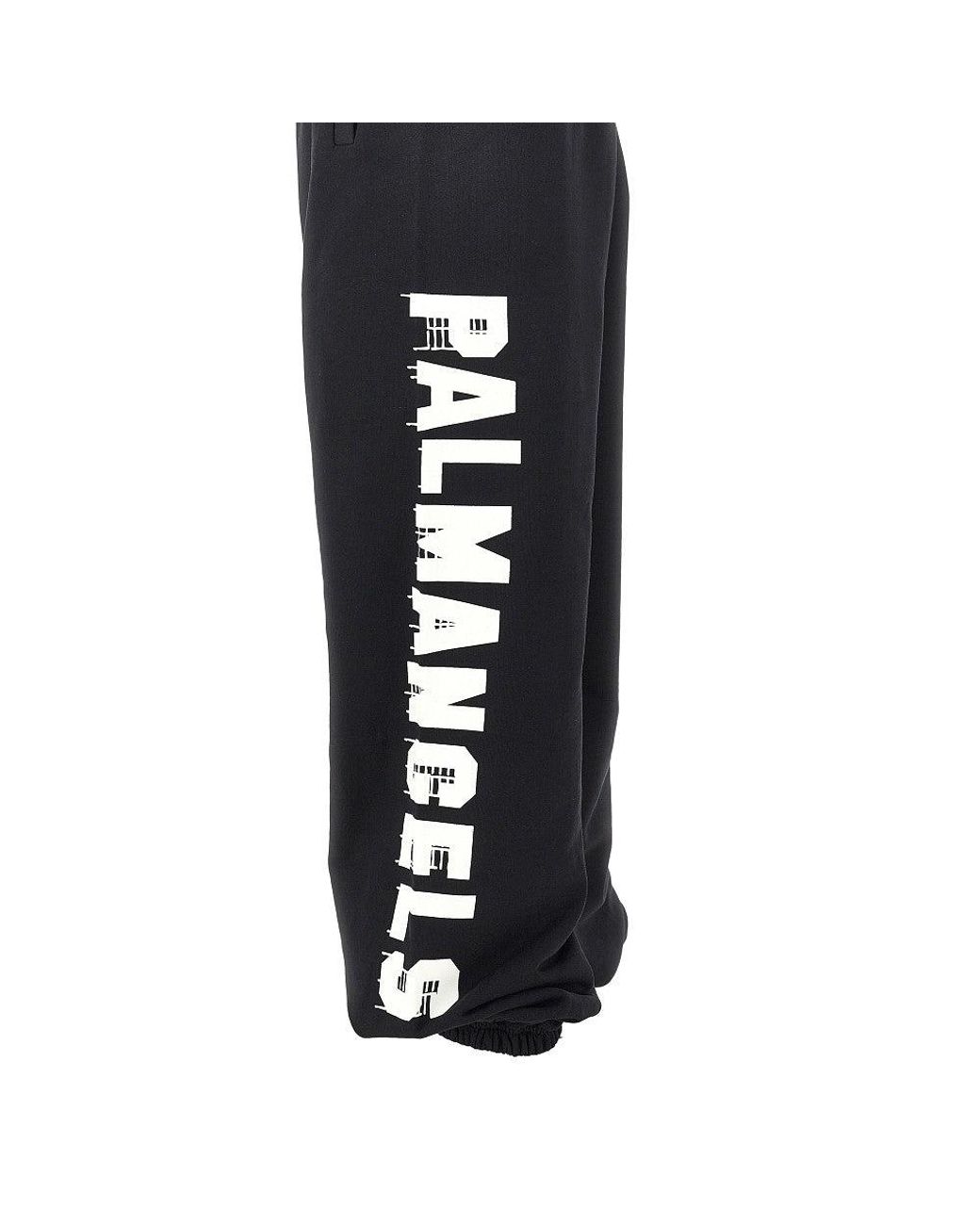 Palm Angels Black 'Palm Hills' Print Sweatpants for men
