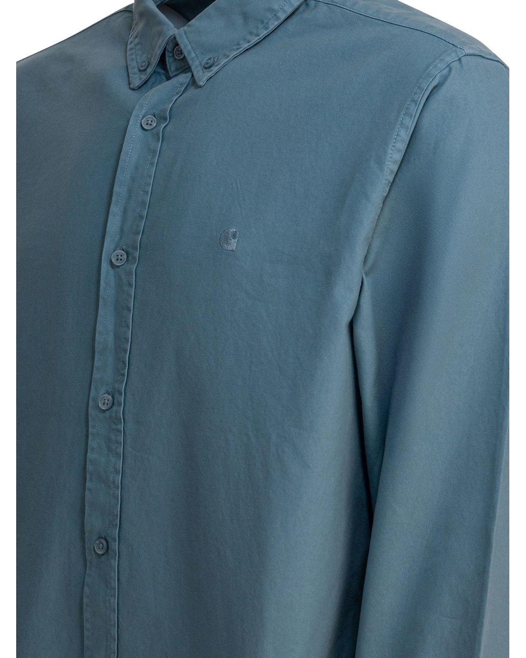 Carhartt Blue /S Bolton" Shirt for men