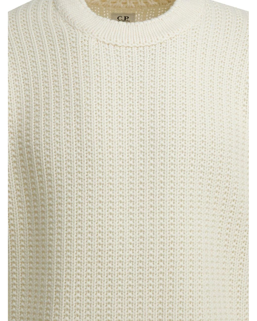 C P Company White C.P.Company Wool Polyamide Knitwear for men