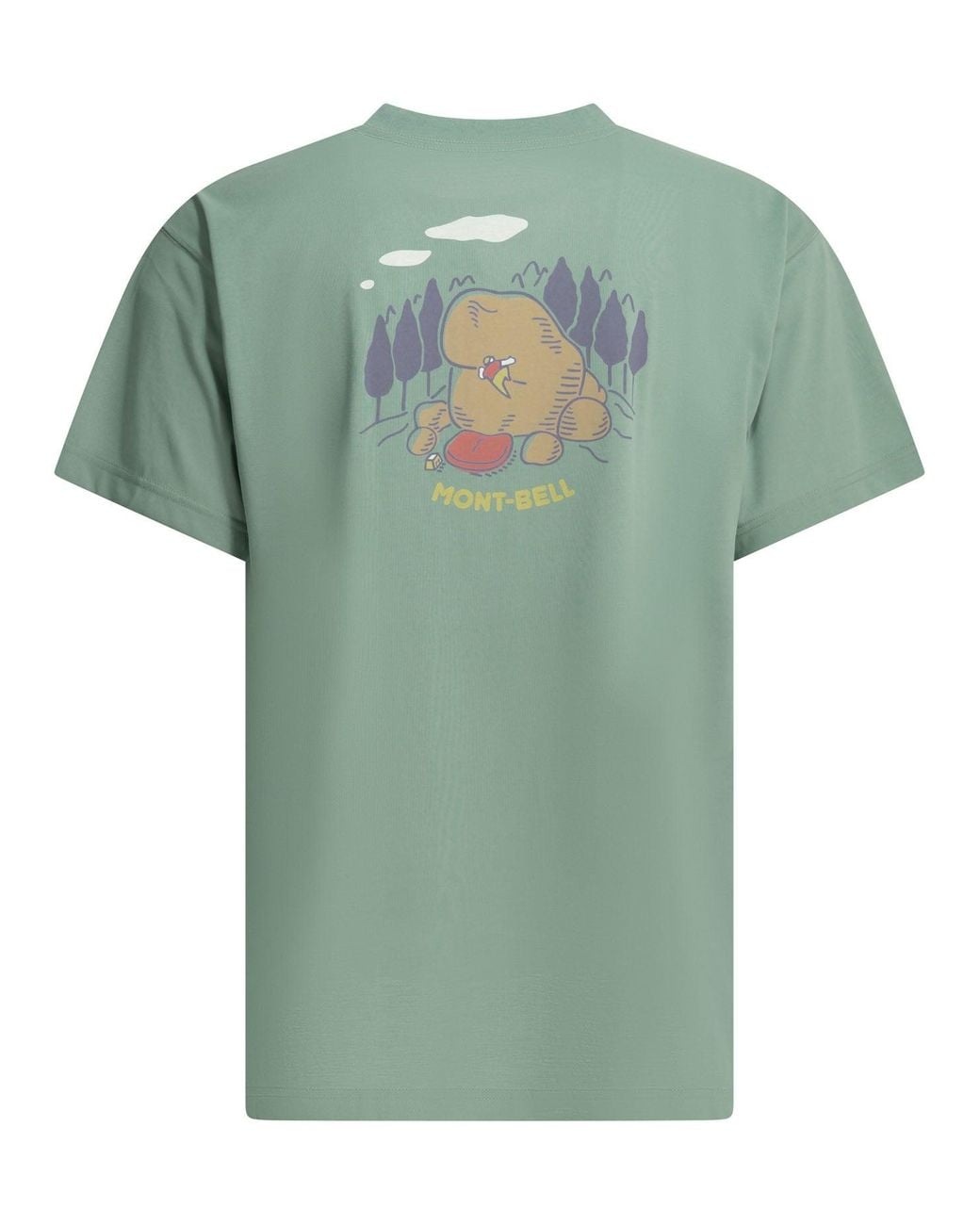 Montbell Green T-Shirts for men