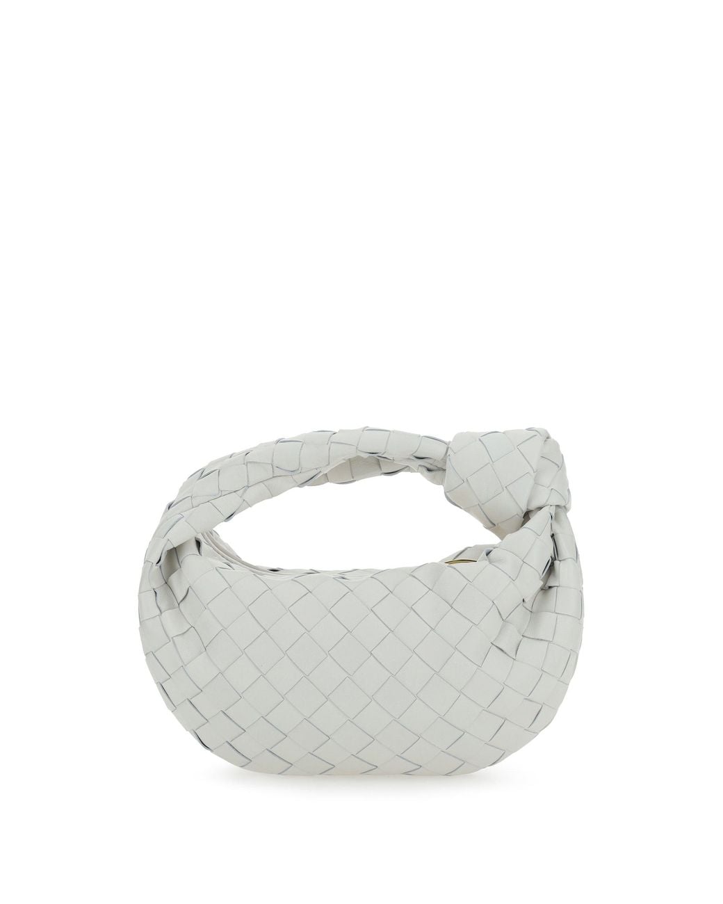 Bottega Veneta White Jodie Mini Handbag Chalk