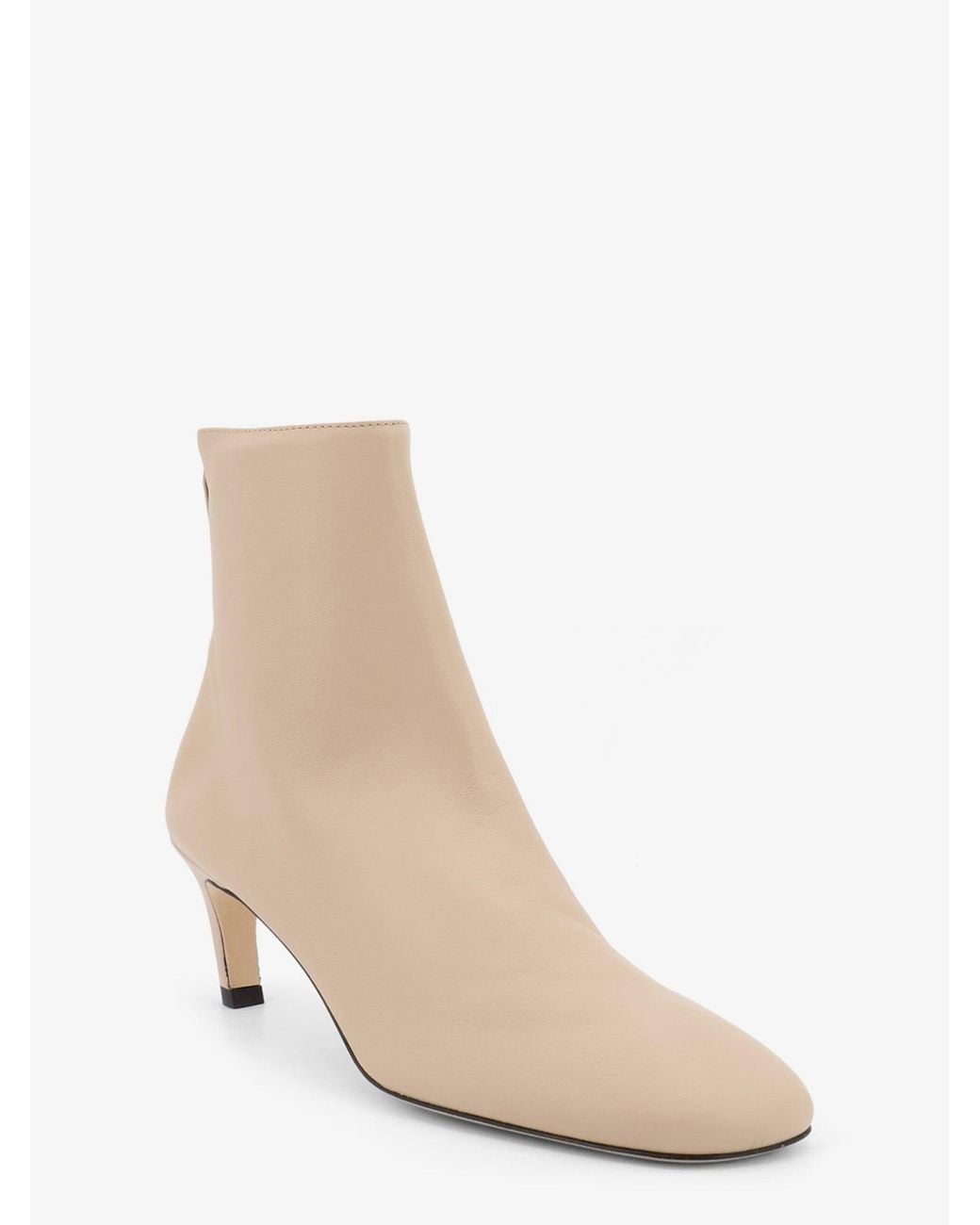 Totême White Leather Boots