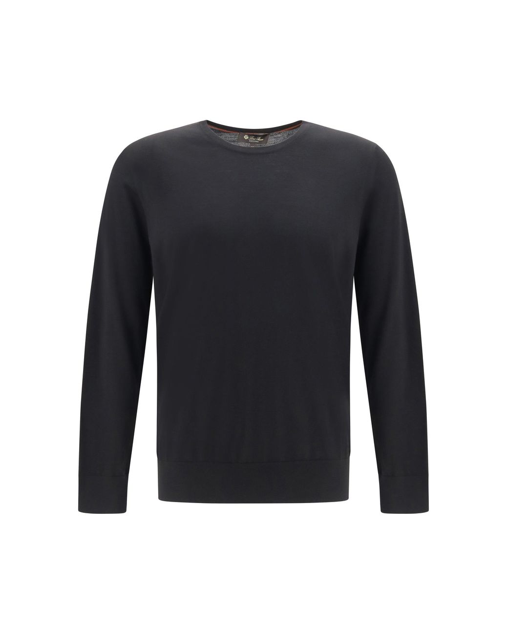 Loro Piana Blue Virgin Wool Sweater for men
