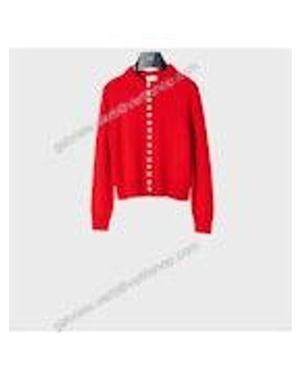 Céline Red Cashmere Knitwear