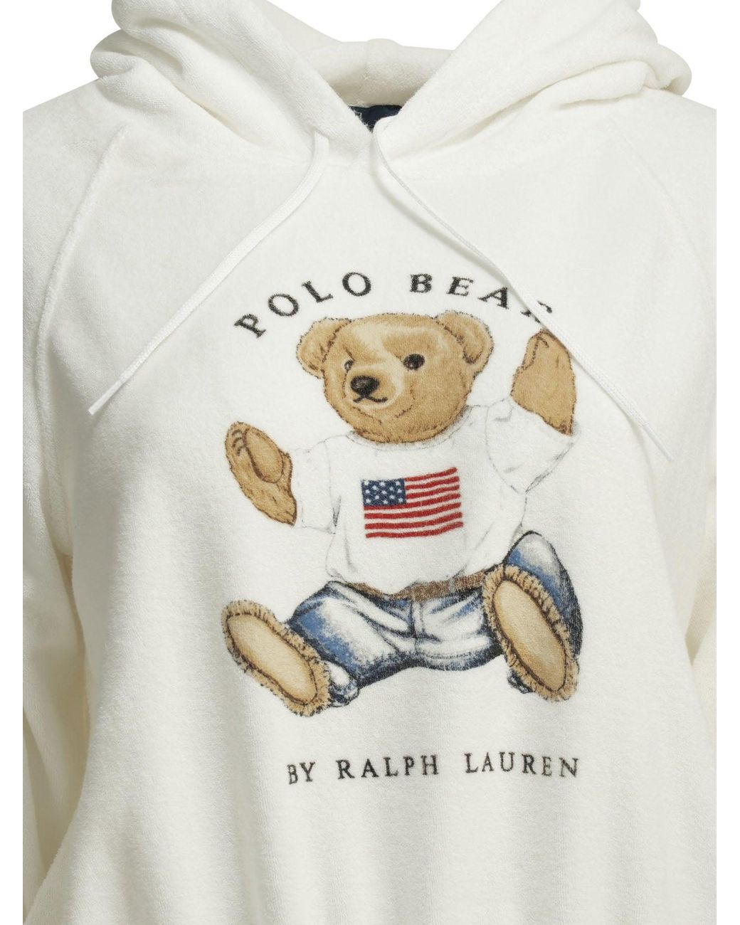 Polo Ralph Lauren White "Polo Bear" Hoodie