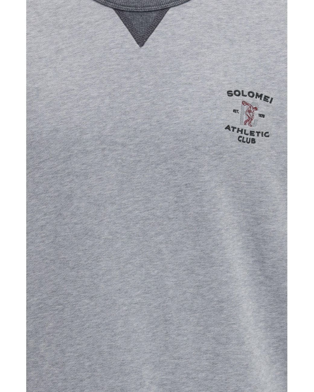 Brunello Cucinelli Gray T-Shirt Melange for men