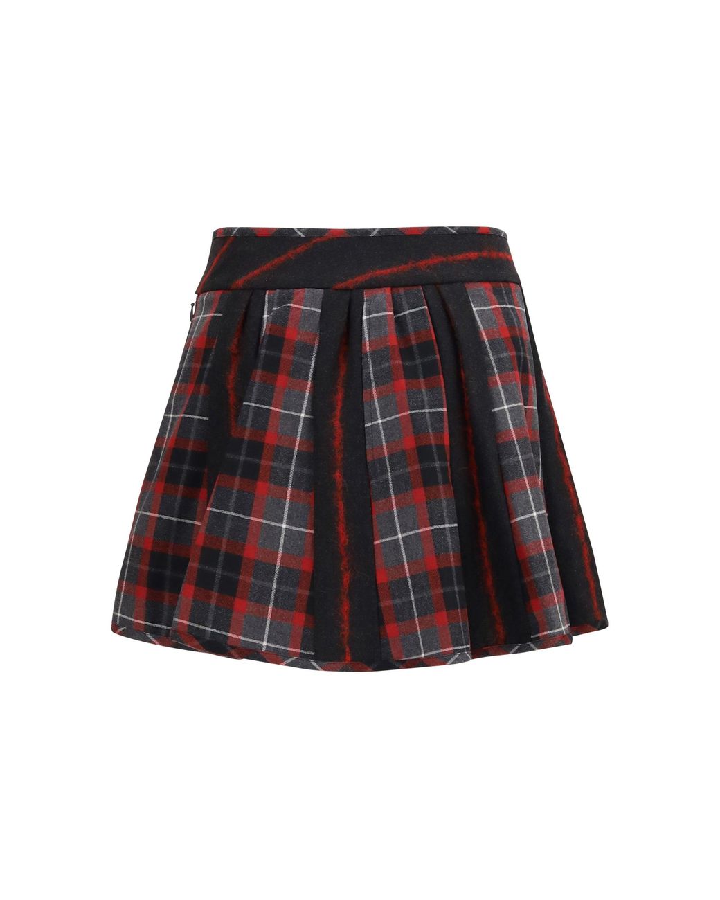 Vivienne Westwood Red Bell Virgin Wool Mini Skirt Charcoal
