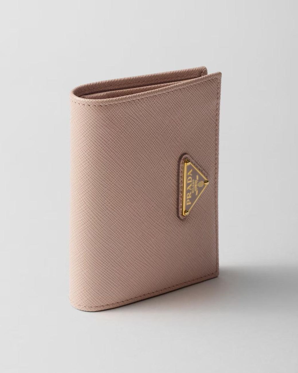 Prada White Saffiano Leather Wallet