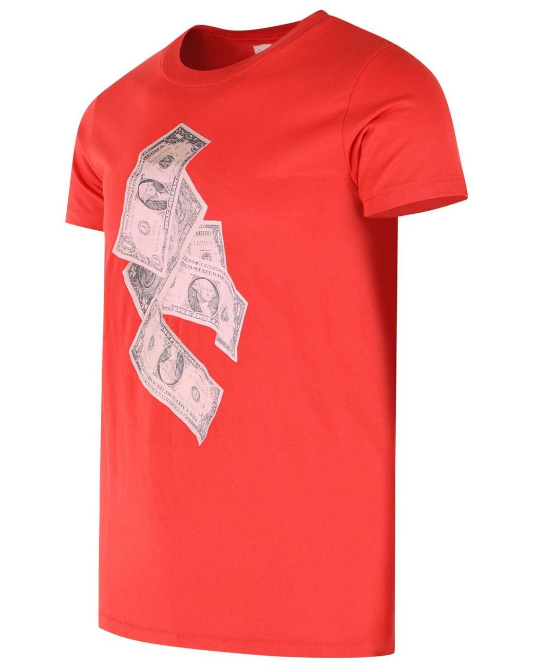ERL Red 'Money' Cotton Blend Polo Shirt for men