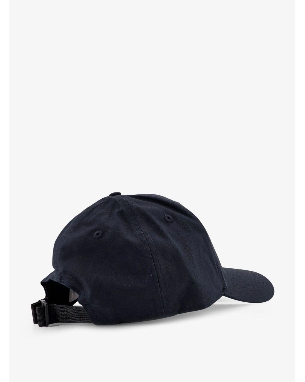 Stone Island Blue Cotton Baseball Cap for men