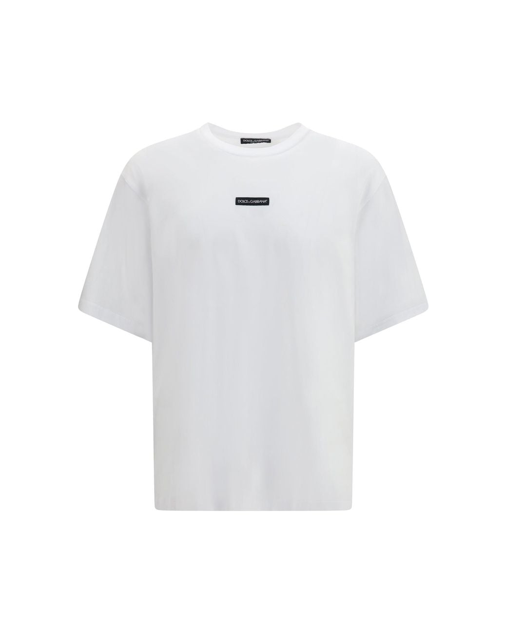 Dolce & Gabbana White Dolce & Gabbana Cotton T-Shirt for men