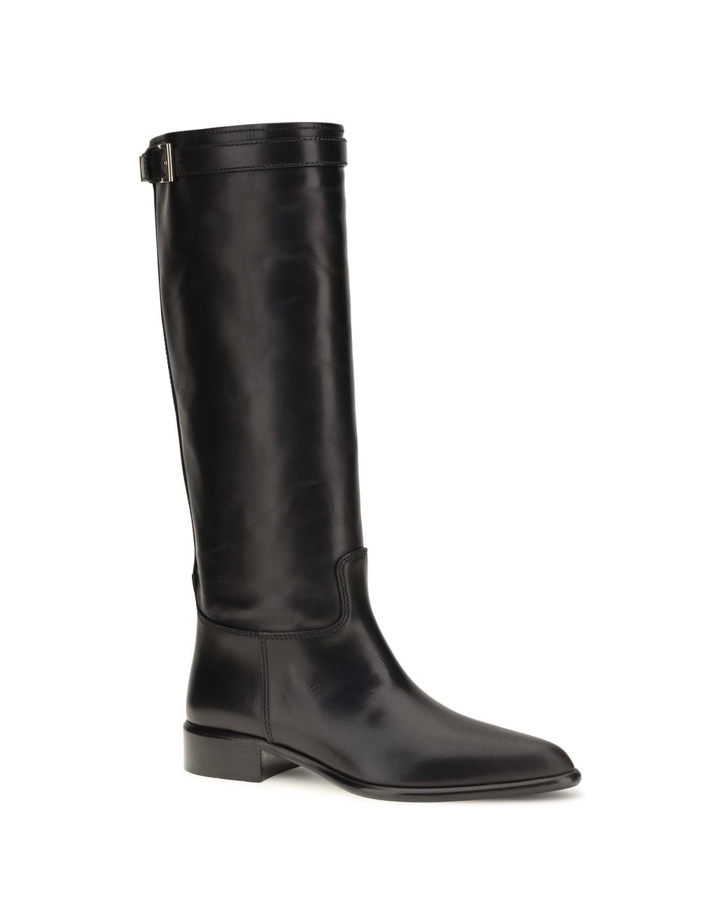 Prada Black High Leather Boots Nero