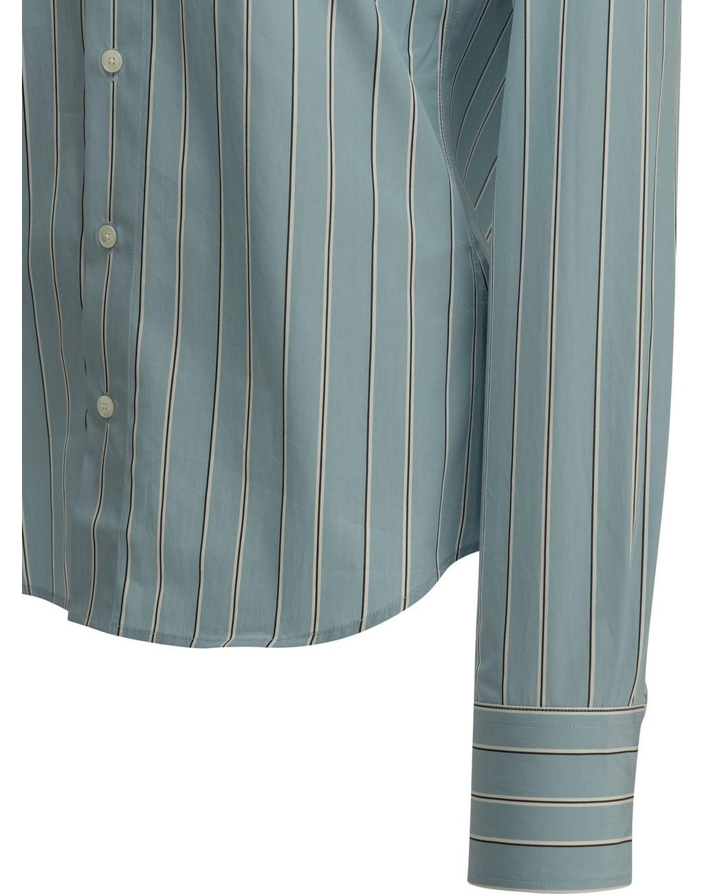 AMI Blue Casual Shirt With Logo