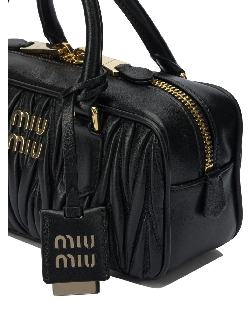 Miu Miu Black "Arcadie" Handbag