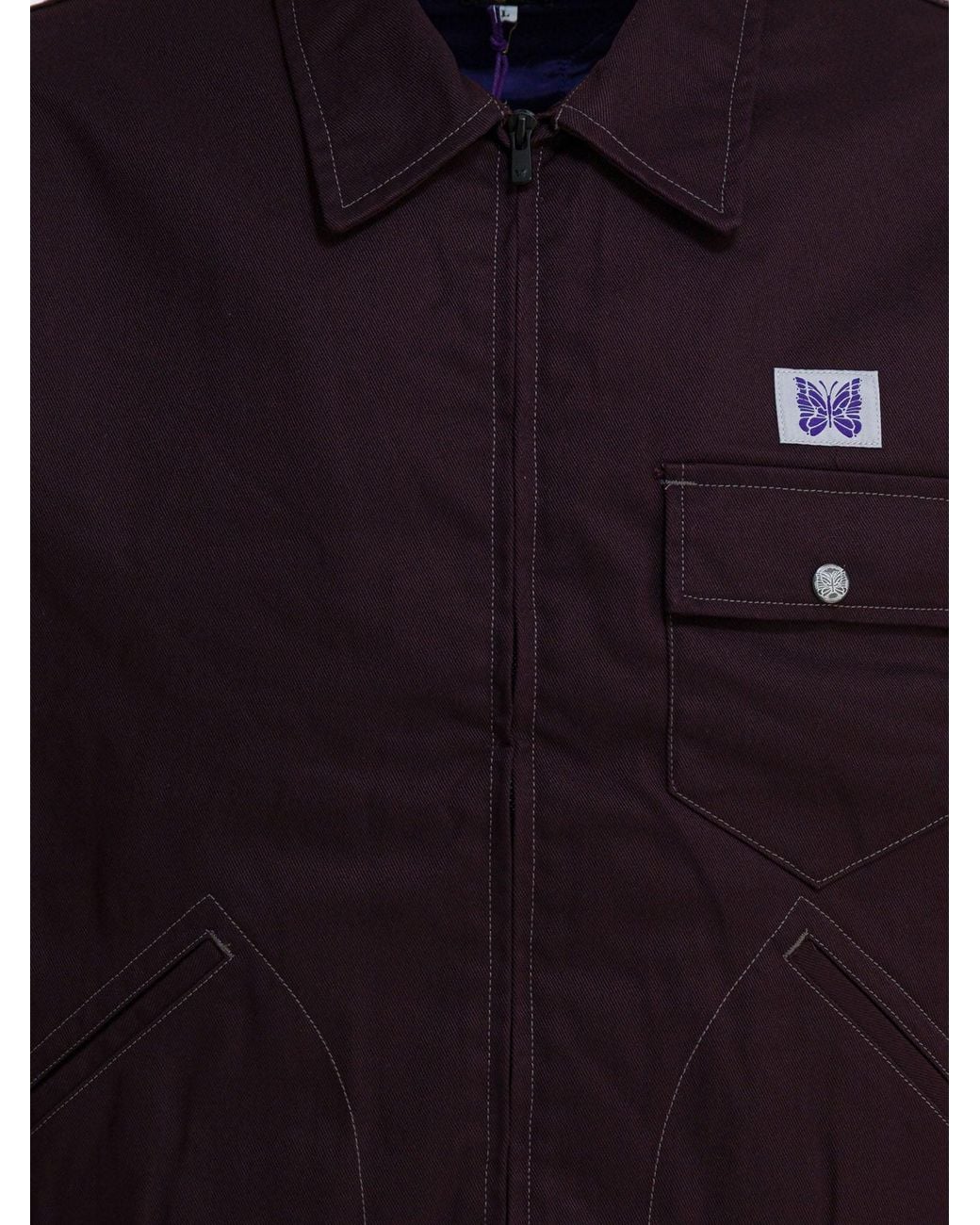 Needles Blue "Pe/C Twill" Lightweight Jacket