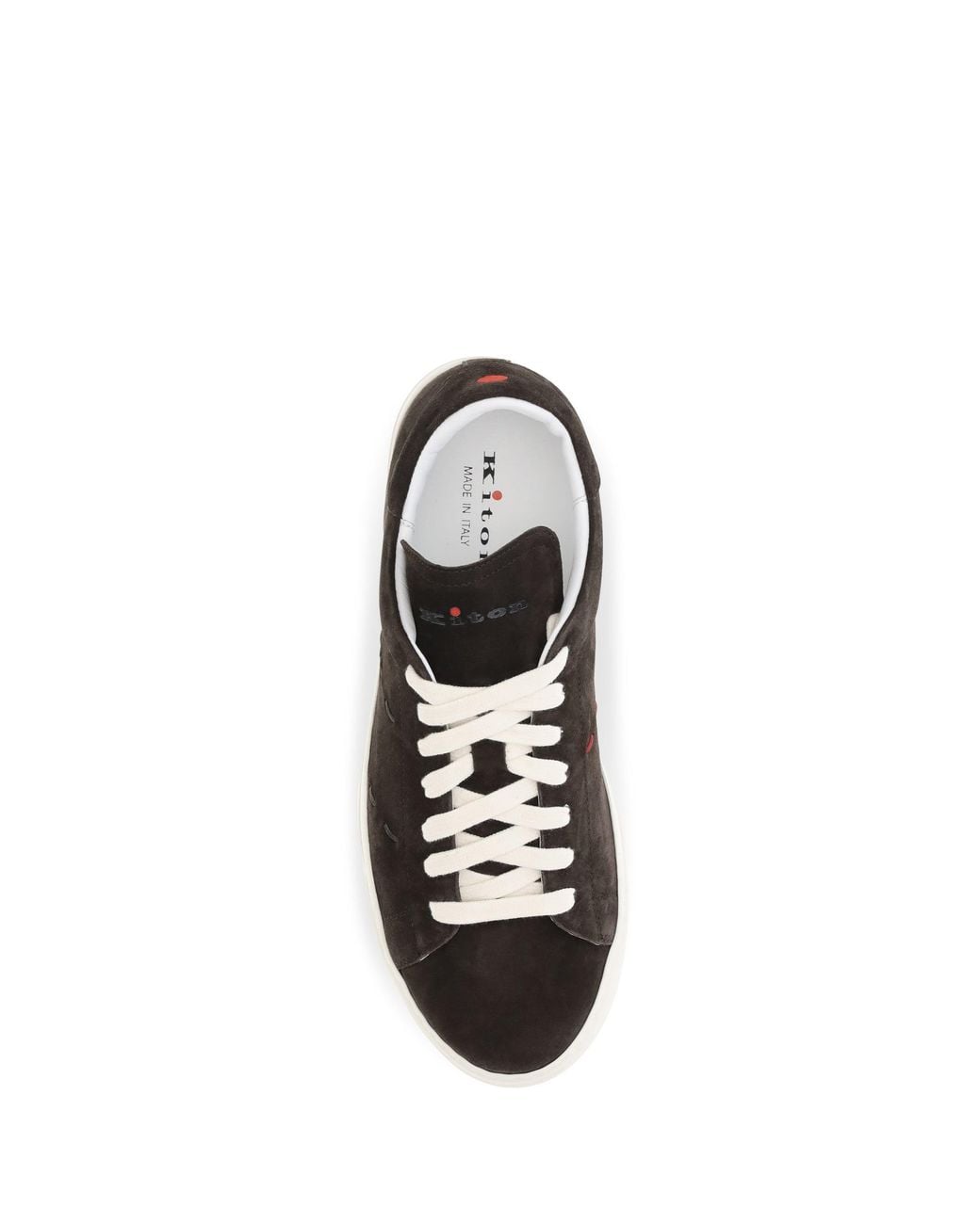 Kiton Black Suede Sneakers for men