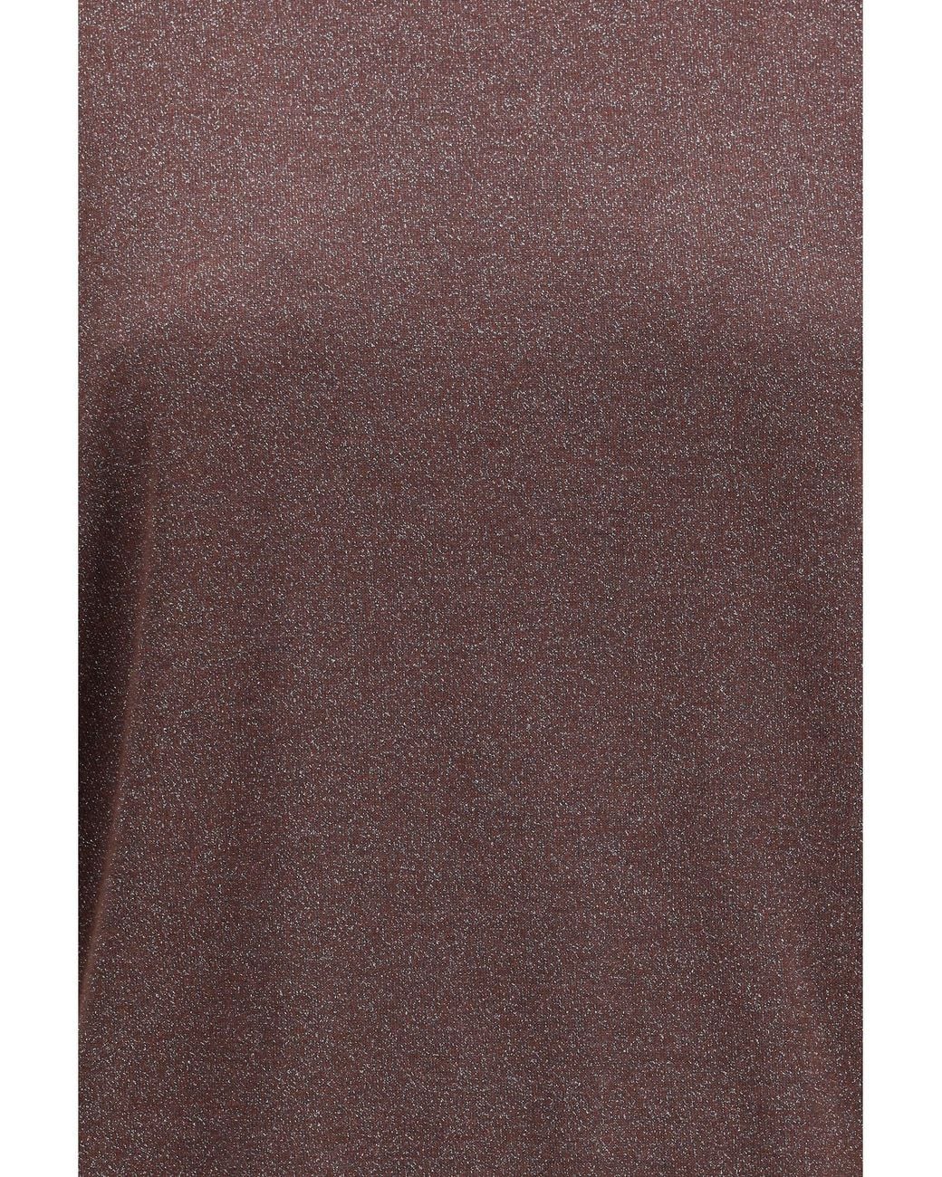 Brunello Cucinelli Purple Short-Sleeve Cashmere And Silk Sweater