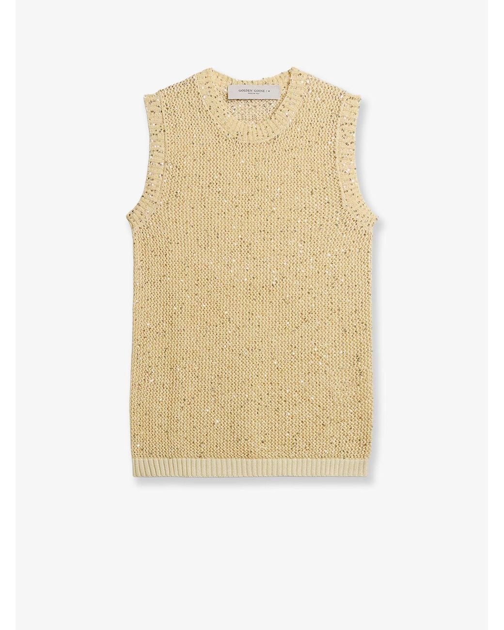 Golden Goose Deluxe Brand Natural Melyssa Sequin Sweater