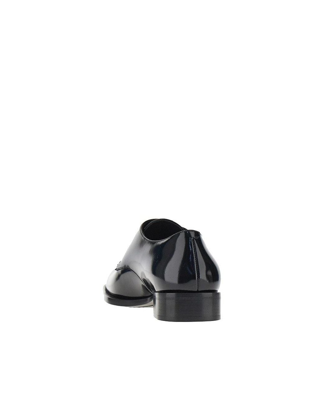 Saint Laurent Black Patent-Leather Monk-Strap Loafers for men