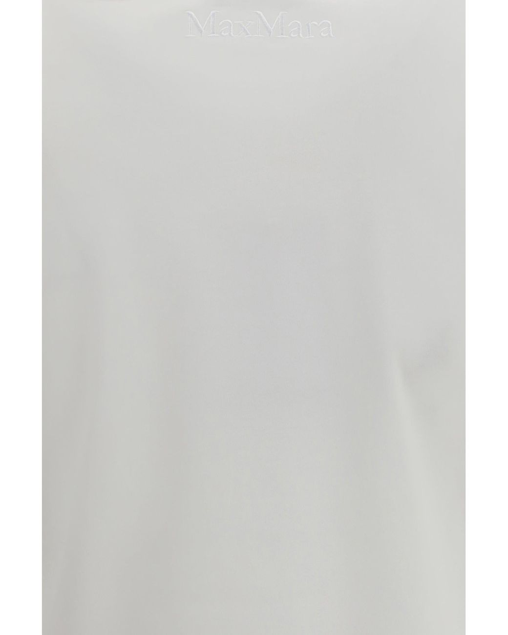 Max Mara Pure White Donata Cotton T-Shirt Bianco Ottico