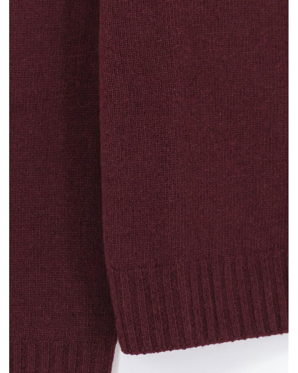 Alysi Purple Merino Wool Cashmere Sweater