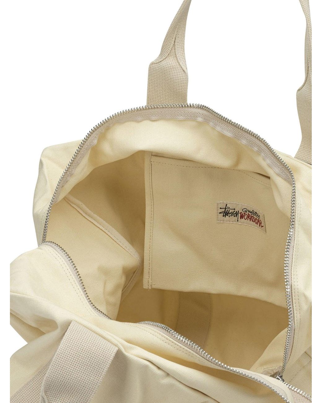 Stussy Natural Cotton Sport Bag