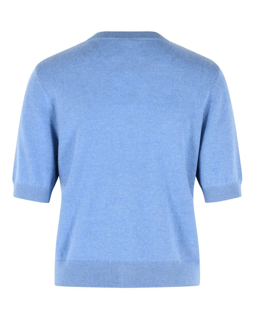 Lisa Yang Blue 'Marene' Light Cashmere Cardigan