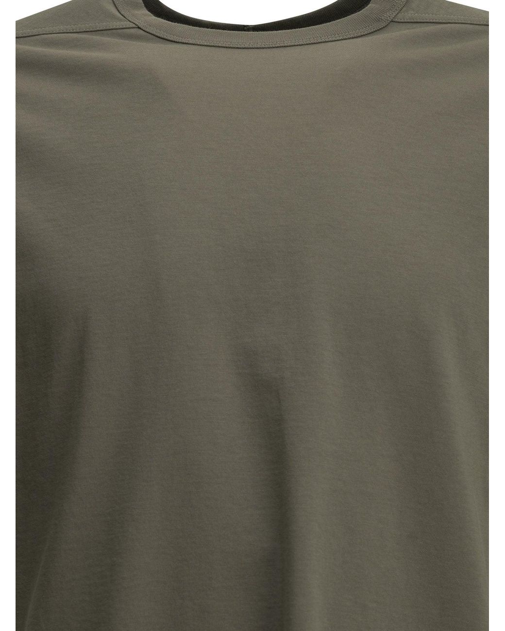 Rick Owens Green Brad Crewneck T-Shirt for men