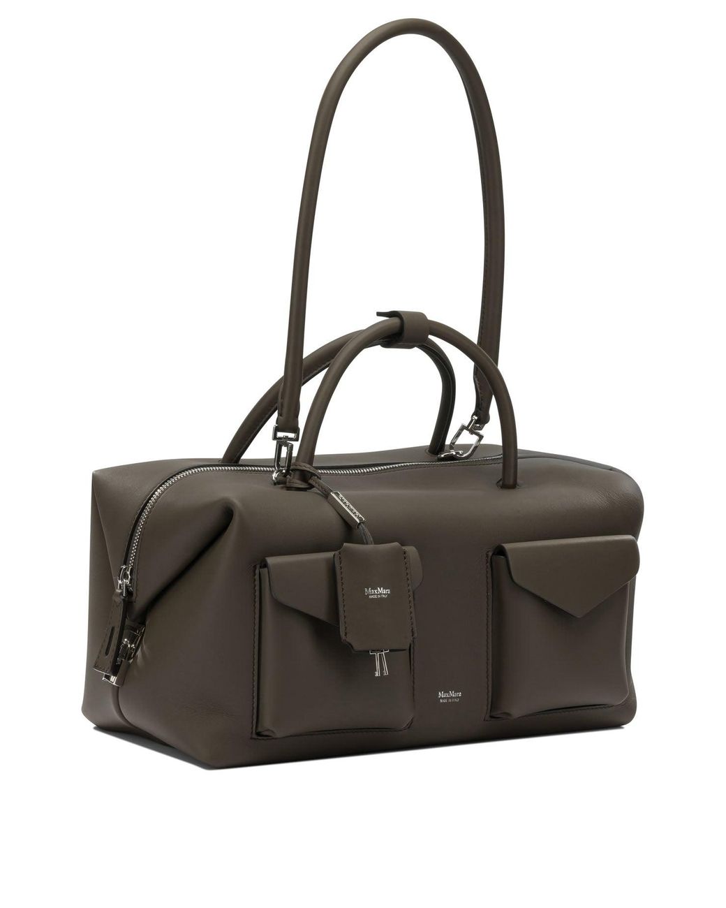 Max Mara Black Medium Leather Handbag Handbags