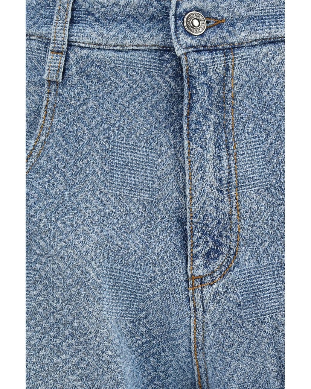 Ermanno Scervino Blue Baggy Jeans Bright Cobalt