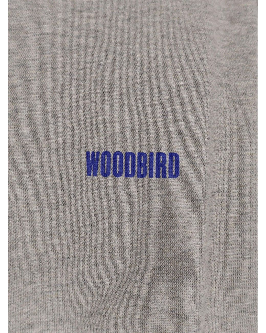Woodbird Gray Wbcane Lion Cotton T-Shirt for men