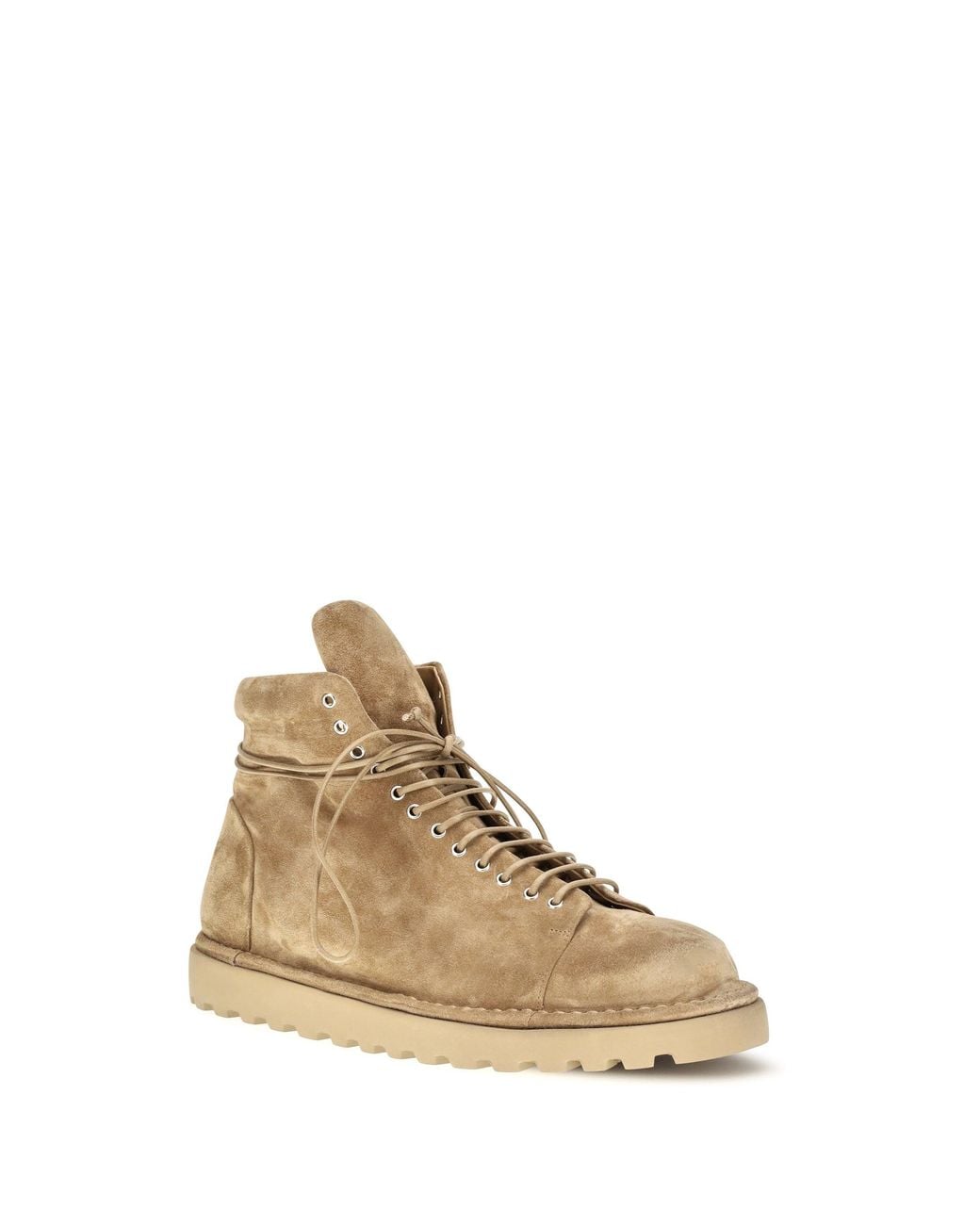 Marsèll Natural Pallottola Suede Ankle Boots Hazelnut for men