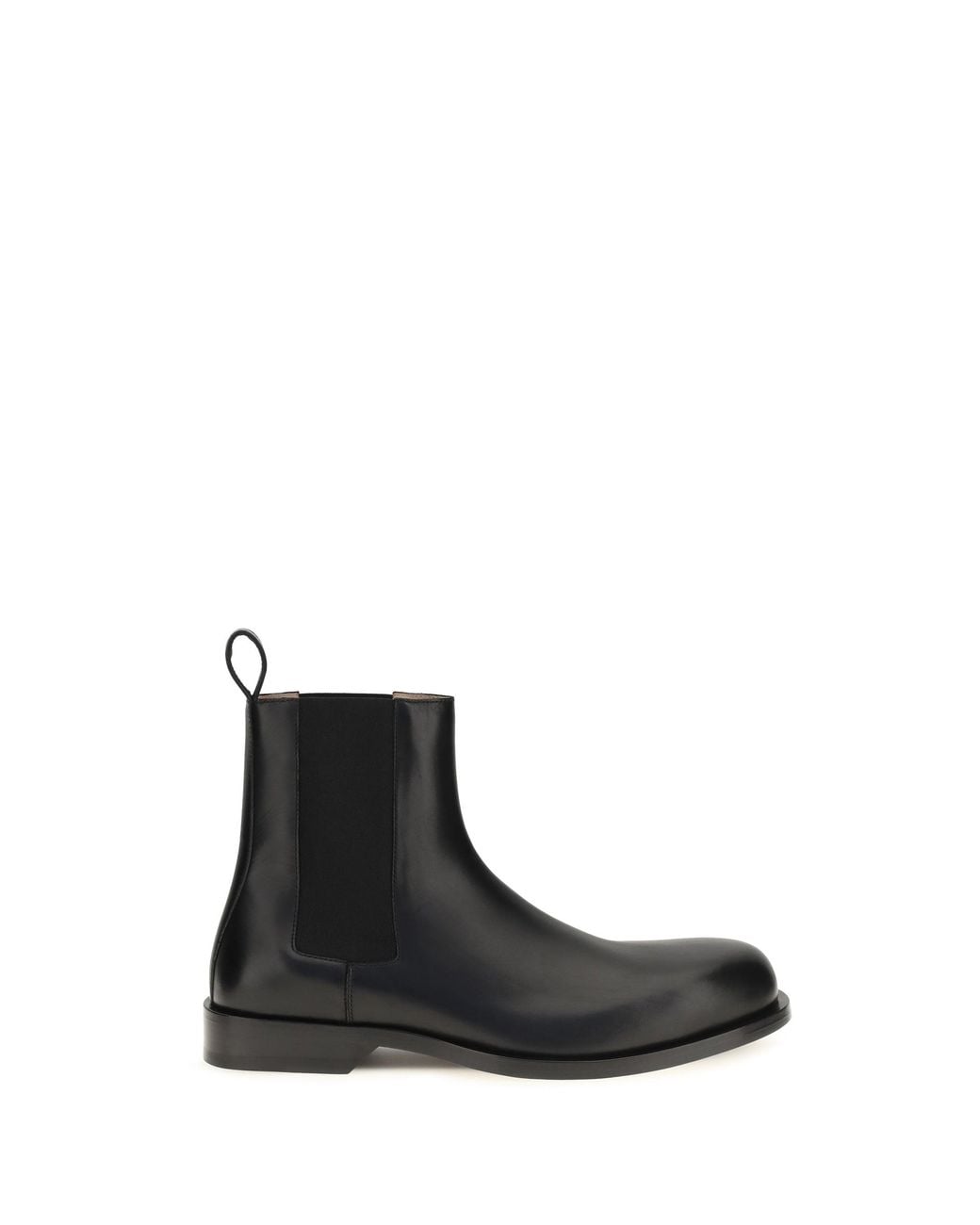 Loewe Black Chelsea Boots Bobine Polished Leather Calf for men