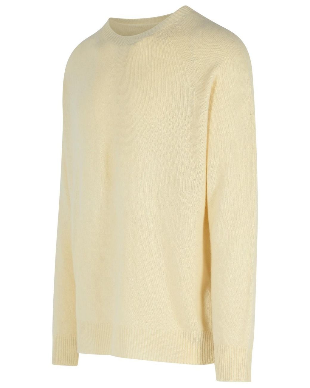 Jil Sander Natural Ivory Virgin Wool Blend Sweater for men
