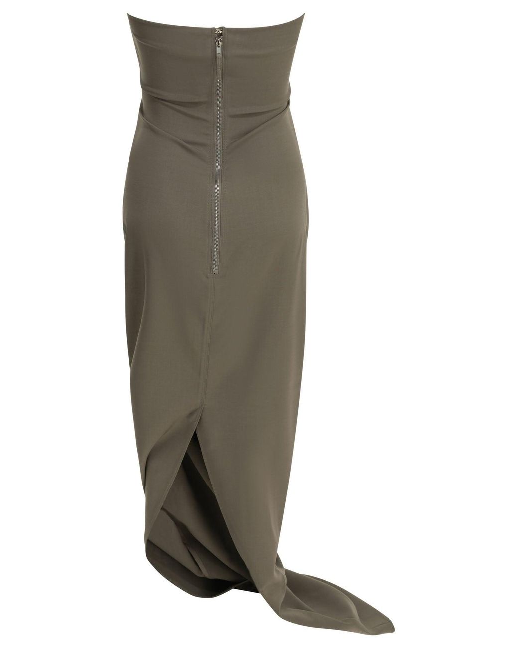 Rick Owens Green "Prong" Long Dress
