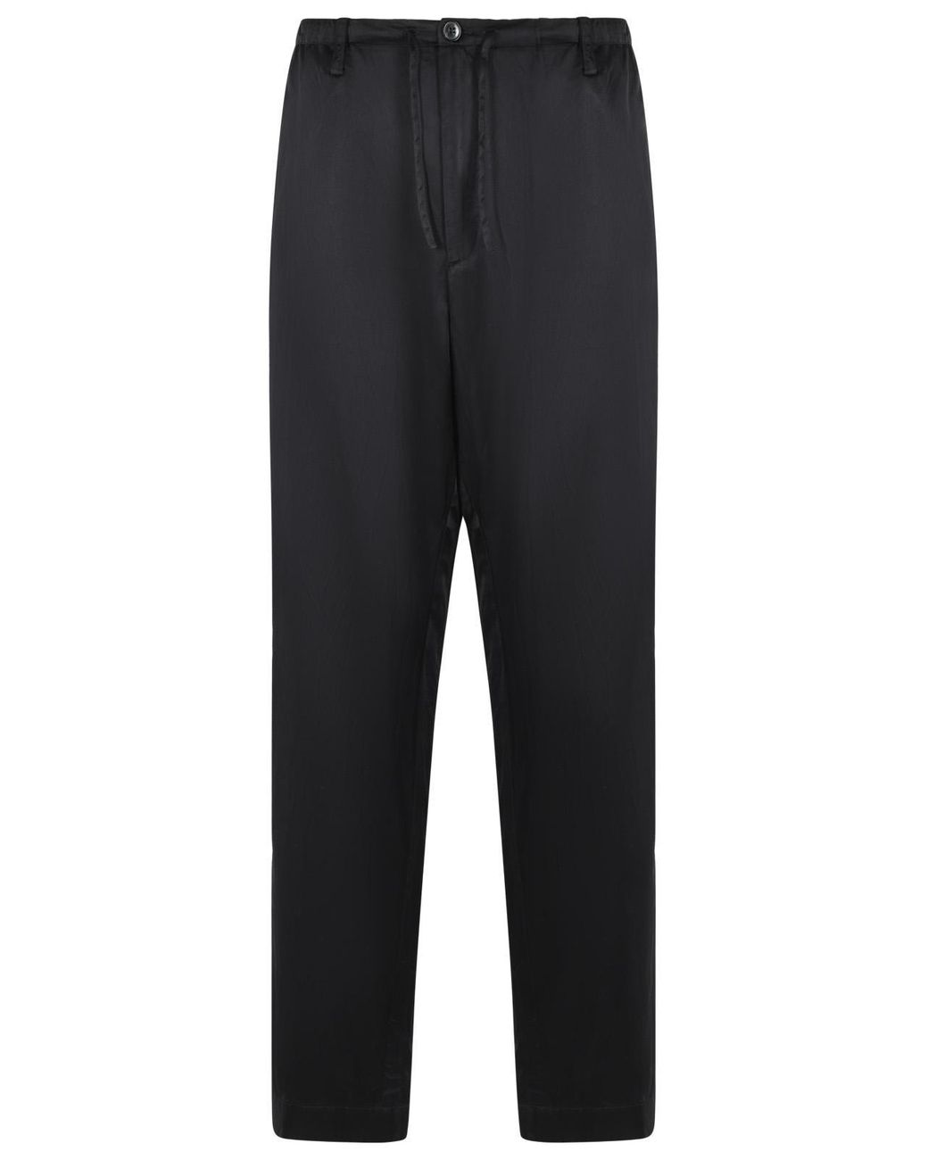 Dries Van Noten Blue 'Penny' Cotton Blend Pants for men