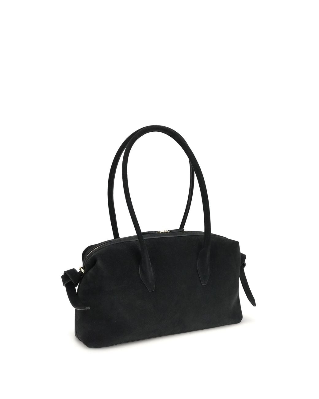 Yuzefi Black Shoulder Duffle Bag Brioche