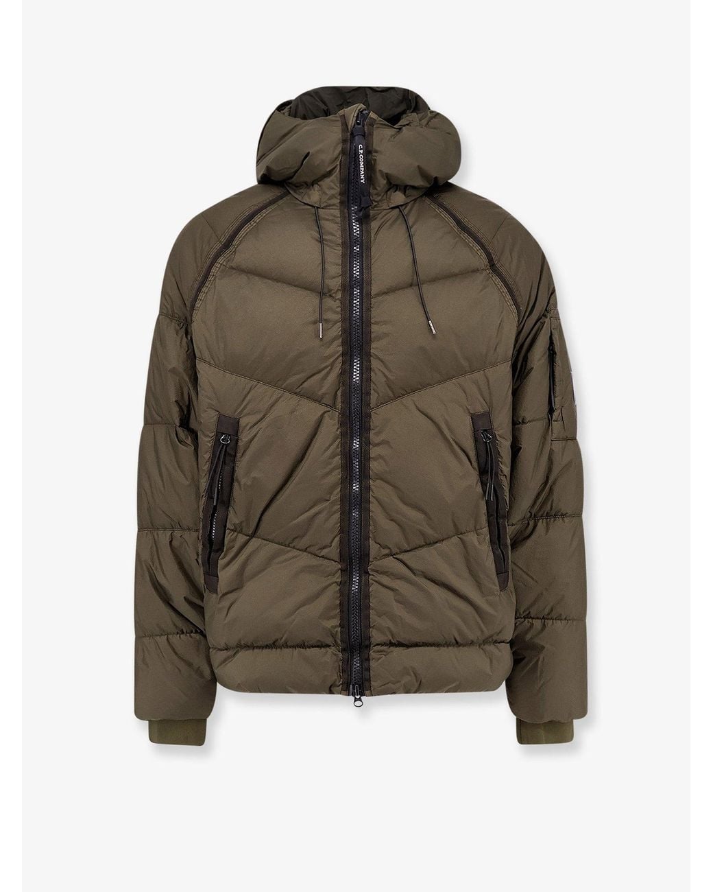 C P Company Green Medium Jacket Down Shield Down Jacket for men