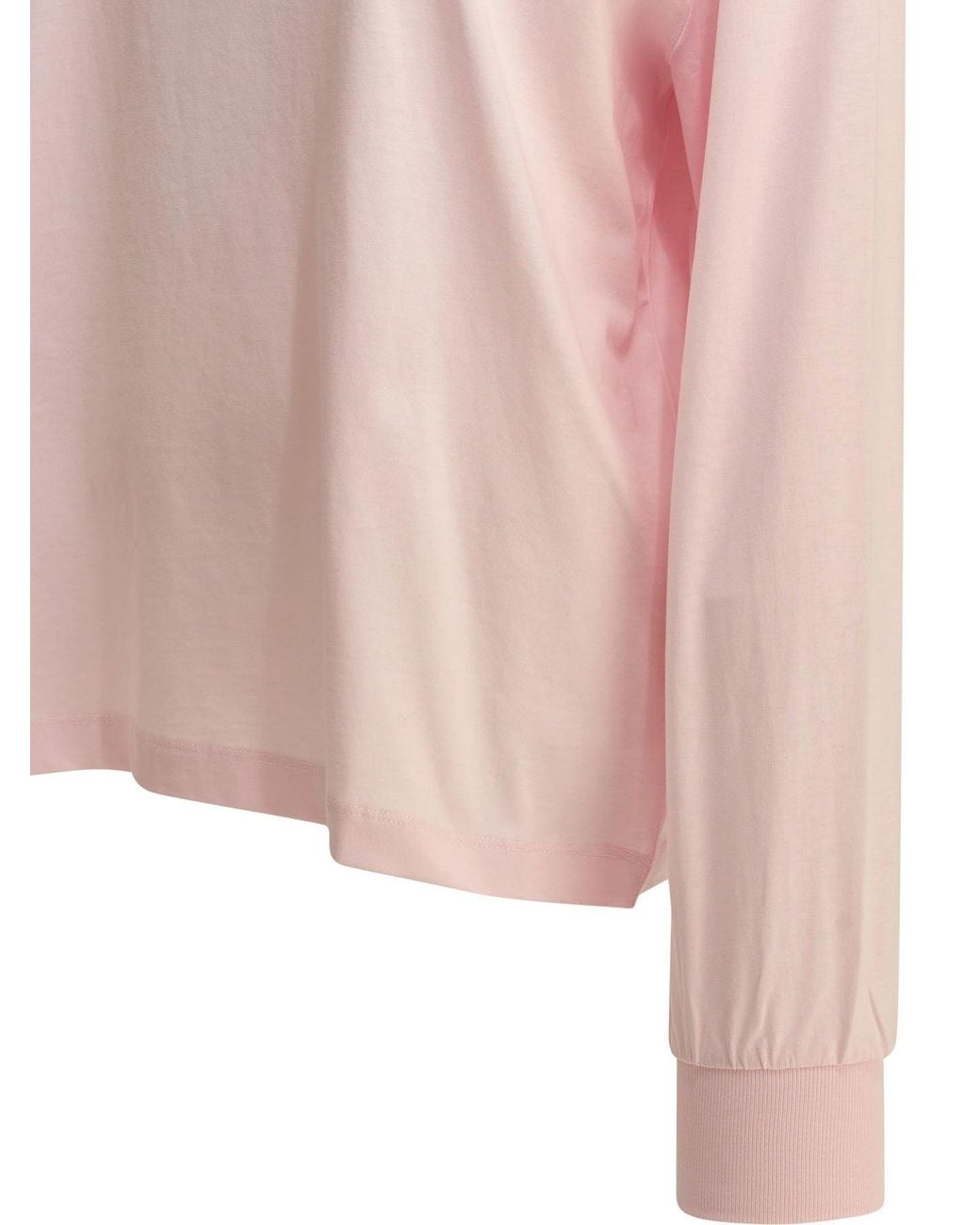 Ganni Pink Future Crew-Neck T-Shirt