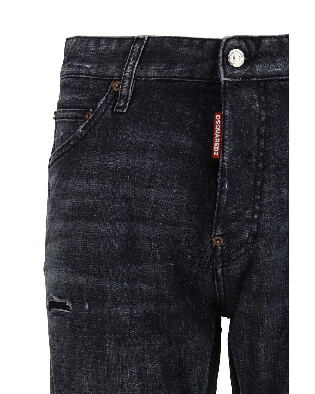 DSquared² Blue Teddy Wash Jeans for men