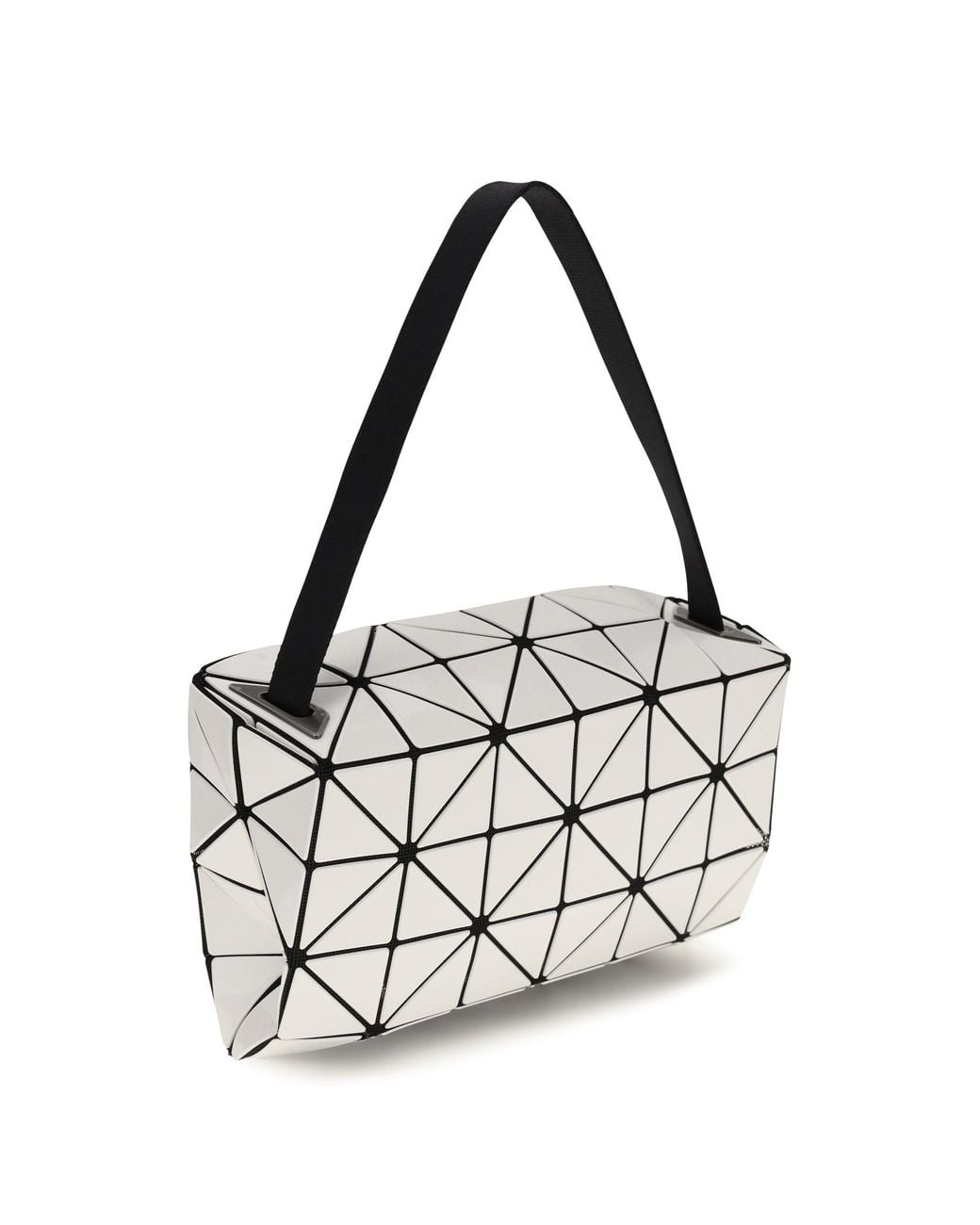 Issey Miyake White Carton Shoulder Bag