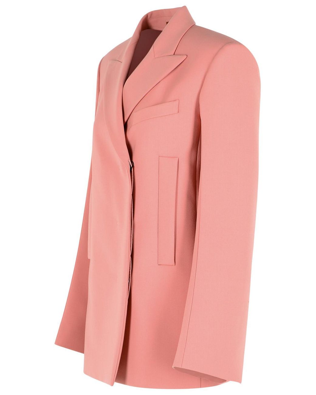 Sportmax Pink 'Esule' Straight Blazer
