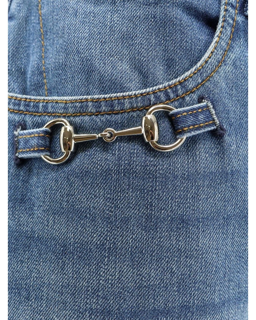 Gucci Blue Denim Jeans