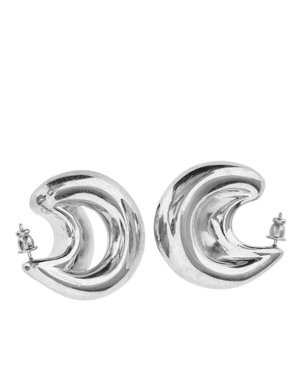 Panconesi Metallic Double Blow Up Earrings