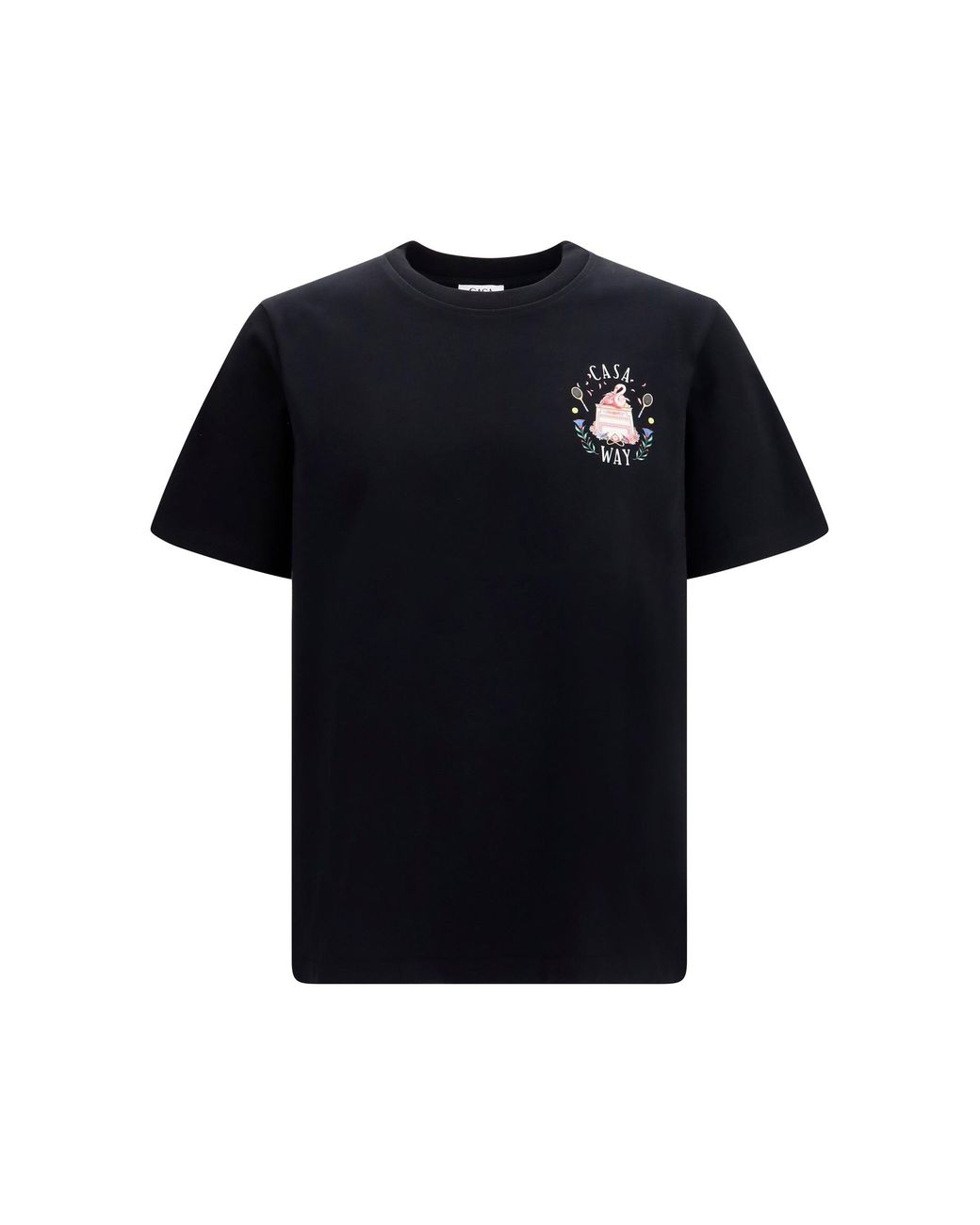 Casablanca Black Casa Way Graphic T-Shirt for men