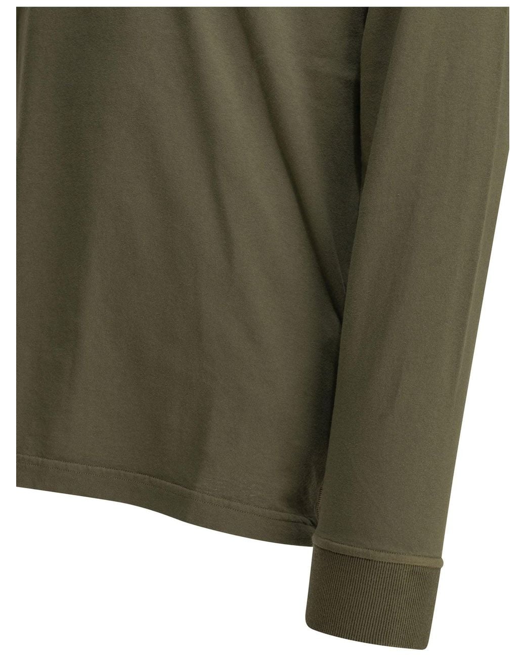 Stone Island Green Fissato Crew-Neck T-Shirt for men